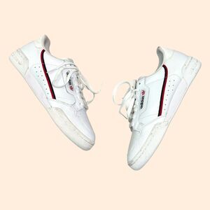 adidas White and Red Women's Sneakers